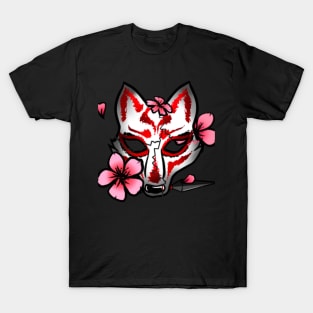 Shogunwolfe Kabuki mask T-Shirt